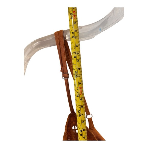 Cotton Candy LA Jumpsuit Womens Small Mustard Yellow Rayon Crepe‎ Wide Leg Boho - Picture 10 of 12